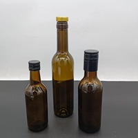 Botol Bir Kaca Amber dalam Berbagai Ukuran (250ml-750ml) dengan Tutup Mahkota Model Diffuser Cetak Sablon 32 Asal Shandong Kemasan