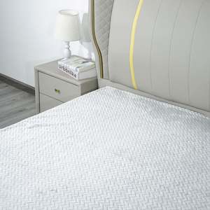 Manta de forro polar gris claro para sofá y cama, mantas de franela Jacquard suaves y acogedoras, mantas peludas ligeras para todas las estaciones - Product Image 4