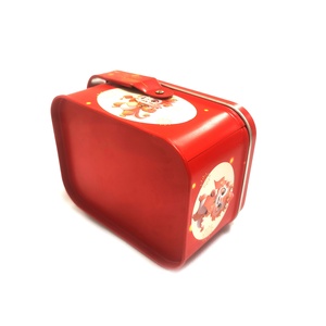 Boîtes métalliques de rangement pour bonbons, sushis, gâteaux, biscuits, chocolats, bijoux, cadeaux pour enfants, avec poignée, aseptiques, logo personnalisé - Product Image 5