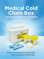 Conteneur de transport de sécurité médicale UN2814 boîte d'expédition de spécimen standard équipement cryogénique pour le stockage et l'expédition d'échantillons