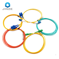 Al Aire Libre 5,0x2,0mm 1 metro SM Simplex 9/125 FTTH Drop Cable Patch Cord LC SC/PC SC/APC conector SX fibra óptica Patch Cord