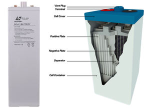 Стационарная трубчатая аккумуляторная батарея OPZV 2В 600Ач, гелевая VRLA батарея для солнечных систем, ИБП и телекоммуникаций, срок службы более 20 лет - Product Image 6