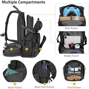 CVLIFE 3L Sac à dos d'hydratation tactique Léger et résistant Molle Vessie à eau Hommes Femmes Camping Escalade Touring-Outdoor - Product Image 4