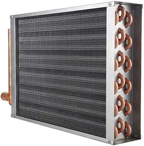 高性能加熱および冷却、および強制空気加熱水から空気への熱交換器