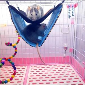Lồng lưới vải thoáng khí hai lớp dành cho sóc bay, chuột hamster, sóc, chinchilla và chồn, tổ treo, đồ dùng cho thú cưng - Product Image 4