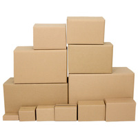 Logo personnalisé impression Carton d'expédition Carton papier ondulé boîte boîte postale ondulée