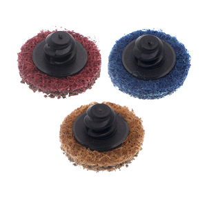 <span class=keywords><strong>Disque</strong></span> de ponçage à changement rapide de 1 pouce, grain 60-320, disques abrasifs pour le conditionnement de surface, le polissage de la peinture et le débavurage - Product Image 6