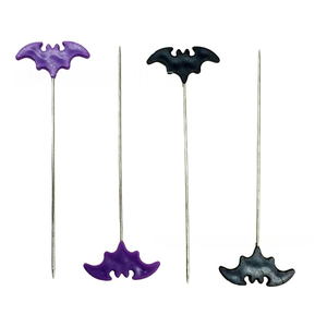 Épingles à tête <span class=keywords><strong>plate</strong></span> en forme de chauve-souris de la série Halloween pour la <span class=keywords><strong>couture</strong></span> artisanale, le quilting et les projets d'artisanat avec des épingles à tête <span class=keywords><strong>plate</strong></span> en plastique de forme spéciale - Product Image 5