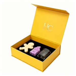 Premium Quality Scented Candle <b>Box</b> Custom Branding Rigid Magnetic Flip Top <b>Gift</b> <b>Box</b> for Luxury Candle Jar Factory Supplier - Product Image 1