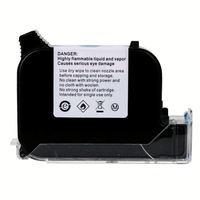 Coditeck Cartouches d'encre universelles Vente en gros pour imprimante à jet d'encre portable Encre à séchage rapide Cartouche d'encre à solvant à séchage rapide 12.7mm