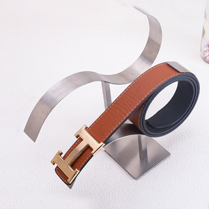 Marco de Metal de acero inoxidable para cinturón de cuero, estante de exhibición para tienda de ropa - Product Image 3