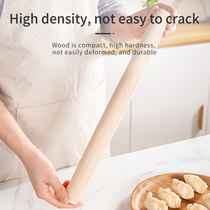 Rodillo francés de madera de goma de 15 pulgadas para hornear rodillo de masa multiusos Fondant Pizza Pie pasteles Pasta galletas - Product Image 6