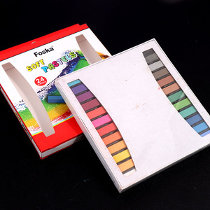 Pastels d'artiste non toxiques FOSKA, 65 mm, solubles dans l'eau, carrés, craies douces en boîte colorée pour l'art, l'artisanat, <span class=keywords><strong>la</strong></span> coloration et le <span class=keywords><strong>dessin</strong></span>. - Product Image 6