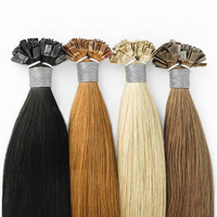 Extensiones de Cabello Lacio con Punta Plana 613 Beach Blonde, 100% Cabello Humano Virgen, Extensiones de Queratina, Cabello Vietnamita 12A, 30 Pulgadas
