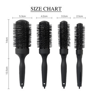 Brosse ronde en céramique ionique antistatique de <span class=keywords><strong>luxe</strong></span> pour salon de coiffure Brosse ronde professionnelle pour le brushing - Product Image 4