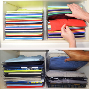 Organizzatore per armadio pieghevole per vestiti rapidi e cartella per camicie per dimensioni regolari, confezione da 10 - Product Image 3