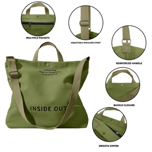 Sac fourre-tout en toile LUMINOVA personnalisé pour cadeaux de plage, avec poignée d'épaule, logo imprimé par sublimation et fermeture éclair – Expédition depuis <span class=keywords><strong>l</strong></span>'entrepôt américain - Product Image 1