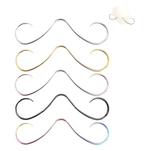 Anillo para Bigote o Septum |   Joyería para Piercing de Nariz en Acero Inoxidable, Hipoalergénica, Resistente a la Decoloración - Product Image 5