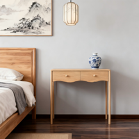 Meubles de salon écologiques, table console en MDF avec rangement, design moderne, base à tréteaux