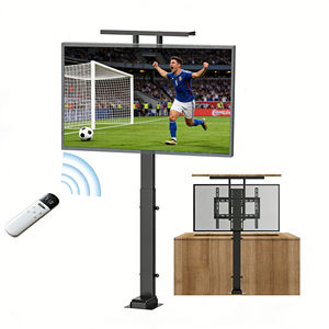 <span class=keywords><strong>Support</strong></span> Téléviseur Motorisé Automatique Électrique Compact à Hauteur Réglable avec Télécommande, <span class=keywords><strong>Support</strong></span> Rabattable pour <span class=keywords><strong>TV</strong></span> - Product Image 2