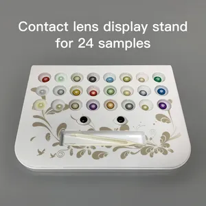 Kontakt lens es sergileme rafı kontakt lens protez gözler cam göz oküler protez lentilles de temas de coucouekran