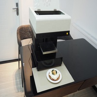 Printer kopi 3D Latte Art Art, mesin Printer kopi dengan koneksi WIFI, kartrid tinta kelas aman 4 cangkir