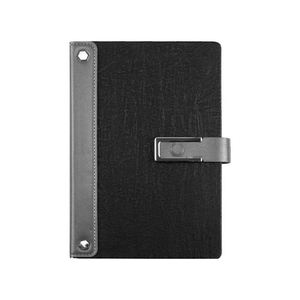 Customizable Colors Eco-Friendly Luxury <b>A5</b> A6 Executive <b>Diary</b> Leather Cover Silk Screen Printed OEM Brand - Product Image 2