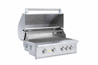 Barbecue à gaz en acier inoxydable à 4 brûleurs, allumage électronique, sécurité anti-épuisement d'oxygène, utilisation intérieure/extérieure, design pliable, bouton de commande
