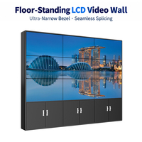 55 Zoll LCD-Videowand-Display mit Hochheller LED-Hintergrundbeleuchtung Nahtloser Multi-Panel-Bildschirm für Einzelhandelsgeschäfte Werbung und Promotion