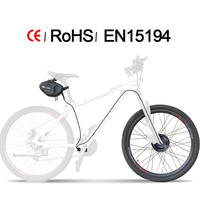 Kit de conversion de vélo électrique LVBU KD40S avec batterie arrière 36V 12Ah pour vélos de 12, 14, 16, 20, 24, 26, 27,5, 28, 29 pouces