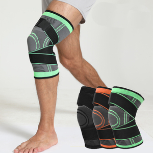 Genouillère <span class=keywords><strong>Crossfit</strong></span> de sport pour la marche en tricot de compression à prix réduit personnalisé stock d'usine - Product Image 1