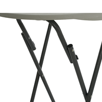 Ensemble de patio en plastique pliable et durable pour hôtel, plage, hôpital, entrepôt, extérieur, balcon, terrasse, idéal pour les cocktails