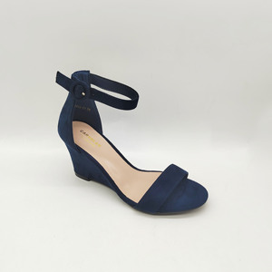 Elegant Women's Suede Open Toe One-Line Shoes Ankle Strap <strong>Espadrille</strong> Platform Breathable Outdoor <strong>Wedges</strong> Sandals for Summer - Product Image 4