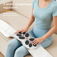 Cinturón de Masaje Abdominal EMS Multifuncional OEM de Fábrica con 7 Modos, 15 Niveles de Intensidad, Función Musical y Calefacción