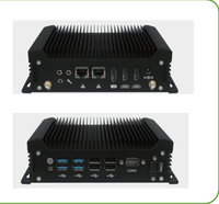 Computadora Industrial Integrada Sin Ventilador EGLOBAL, Intel Core I5-10210U, 2*DDR4, SSD MSATA, Win10, VGA HD, 2*RJ45 LAN, 6*USB, Mini PC Linux