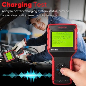 Probador de Carga y Arranque LAUNCH BST-500, 6V 12V 24V, 100-2000 CCA, para Baterías de Auto - Product Image 5