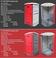 Meilleure vente Système de modules flexibles Wc Portable Hdpe Toilette Site préfabriqué Toilette Douche Cabines sanitaires à vendre