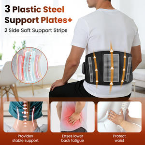 New 3 Level Electric Heating <b>Vibration</b> <b>Massage</b> Lumbar Support Belt for <b>Back</b> Pain Relief and Recovery - Product Image 5