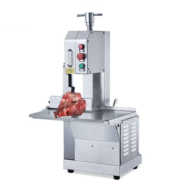 Commercial Stainless Steel Meat Cutting Machine Bone Saw Seafood Pork Steak Cutter Beef Cutter Bowe Saw