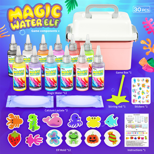Juguete de juego diy para niños con agua mágica de animales lindos creativos educativos - Product Image 2