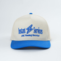 Gorra de béisbol con bordado 3D de algodón de 5 paneles personalizada de alta calidad para exteriores un estilo de Marco con borde curvo