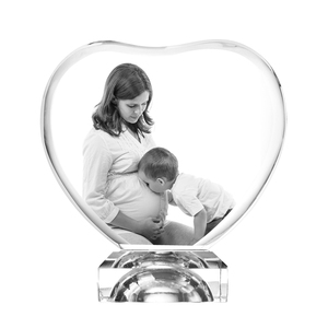 <strong>Custom</strong> K9 Glass Heart Shaped <strong>Blank</strong> <strong>Crystal</strong> for 3d Engraving - Product Image 5