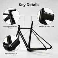Vélo de route en fibre de carbone T800 à module élevé 700C, vélo de course à pignon fixe, frein sur jante, câblage interne, personnalisable, léger