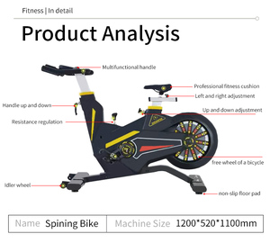 自行车室内骑行运动器材 商业运动健身器材 <span class=keywords><strong>Spin</strong></span> - Product Image 4