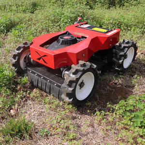 Tondeuses à gazon robotisées pour maisons et jardins - Autopropulsées sans fil télécommandées à quatre roues motrices haute vitesse 7HP portée de 200m - Product Image 4