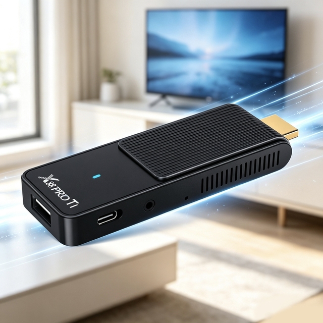 Hot Selling X88 PRO T1 Android 14 TV Stick Rockchip RK3518 Quad Core 64bit A53 2GB+16GB WiFi6 BT5.4 4K USB2.0 Streaming TV Stick