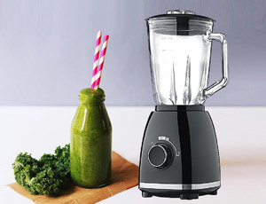 1.5l lọ thủy tinh điện 2 trong 1 Bảng Máy xay sinh tố lưỡi thép không gỉ Smoothie Máy ép trái cây nhỏ thiết bị nhà bếp - Product Image 6