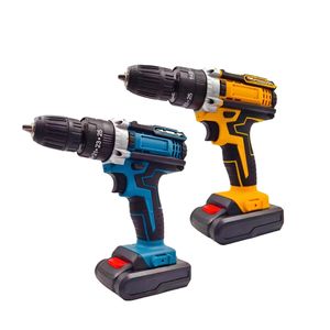 סט כלי עבודה חשמליים אלחוטיים Zn 21v, מברגה/מקדחה רוטטת, עמידה, מופעלת על ידי סוללה - Product Image 4