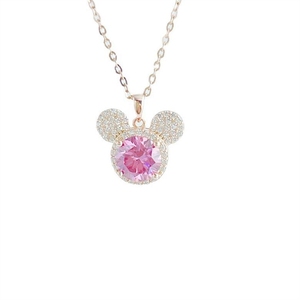 Collier <span class=keywords><strong>Mickey</strong></span> en argent pur S925 sur mesure, professionnel, élégant, luxe léger, design de niche et haut de gamme - Product Image 5