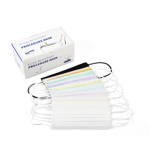 Cao cấp BFE 99% en14683 loại iir 3 lớp Tie-on mặt nạ phẫu thuật với vòng đầu đàn hồi cho y tế sử dụng - Product Image 6